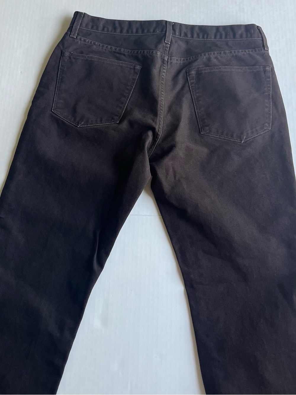 Sid Mashburn Men’s Brown Cotton Canvas Straight Leg 5-Pocket Button Fly Pant 36 - Picture 5 of 10